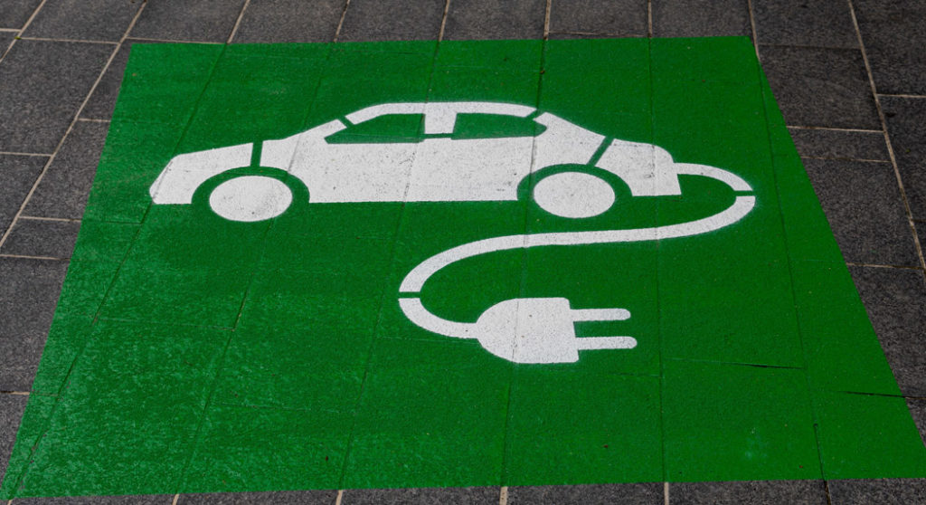 electric car parking spot